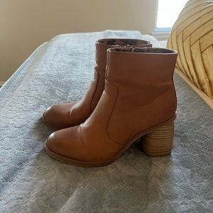 Brown booties